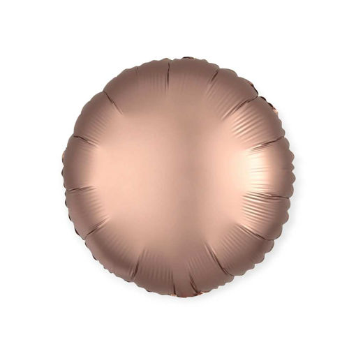 Picture of SATIN LUXE ROSE COPPER ROUND 17 INCH